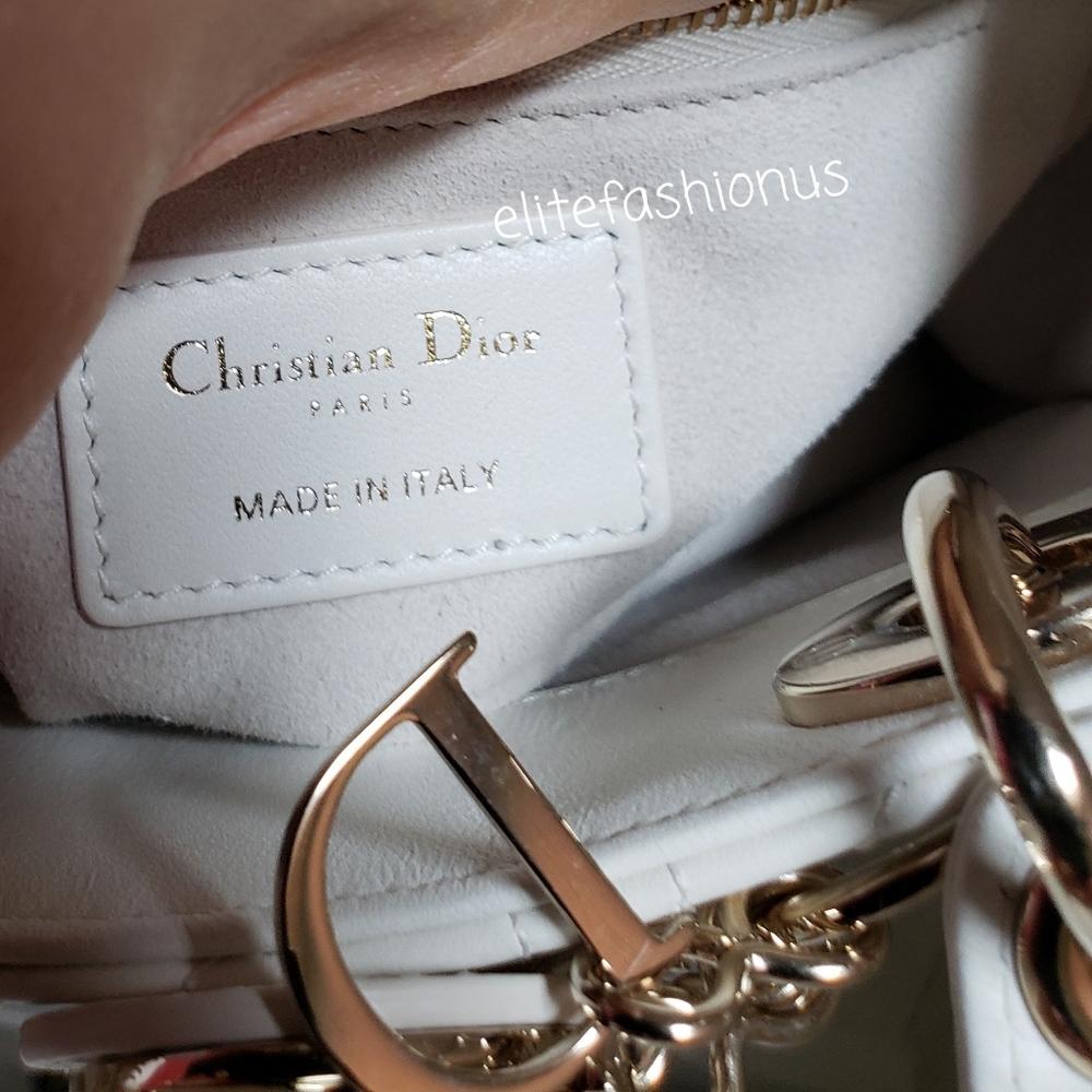 New Lady Dior mini milk gold hw - Picture 9 of 15